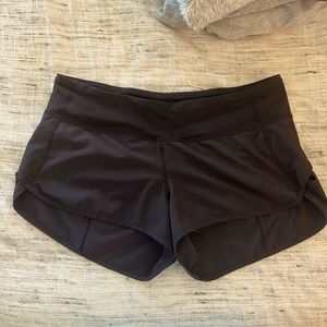Lululemon running shorts, size 6